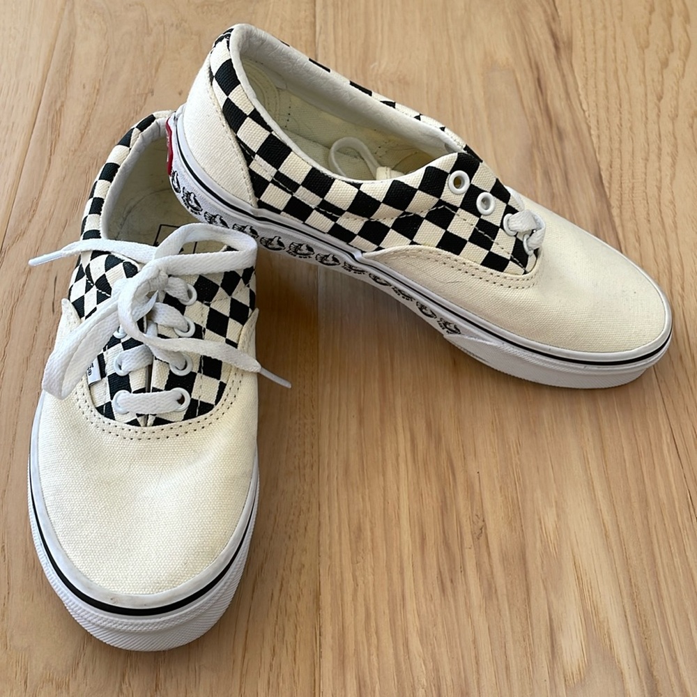 Vans Era BMX “Off TheWall” Shoe Classic White/Black Checkerboard Kids Size 3